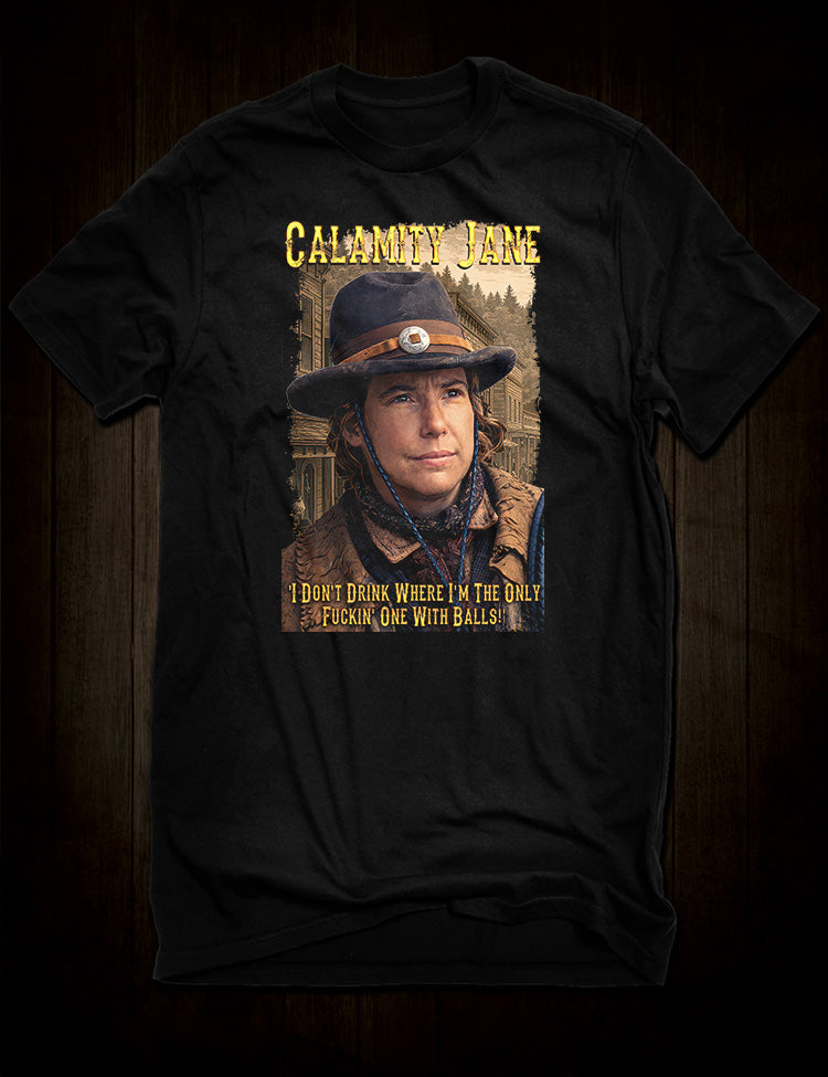 Calamity Jane Deadwood t-shirt design