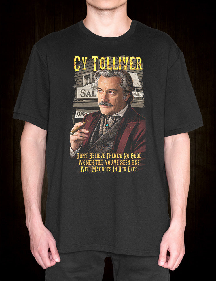 Deadwood HBO Cy Tolliver character shirt