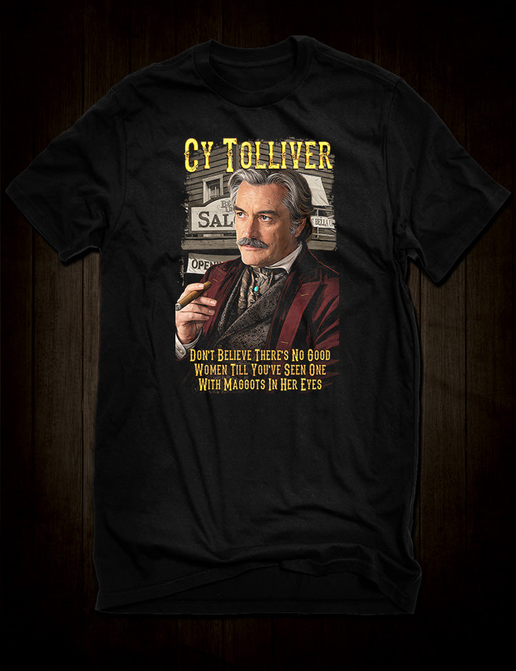 Cy Tolliver Deadwood t-shirt design