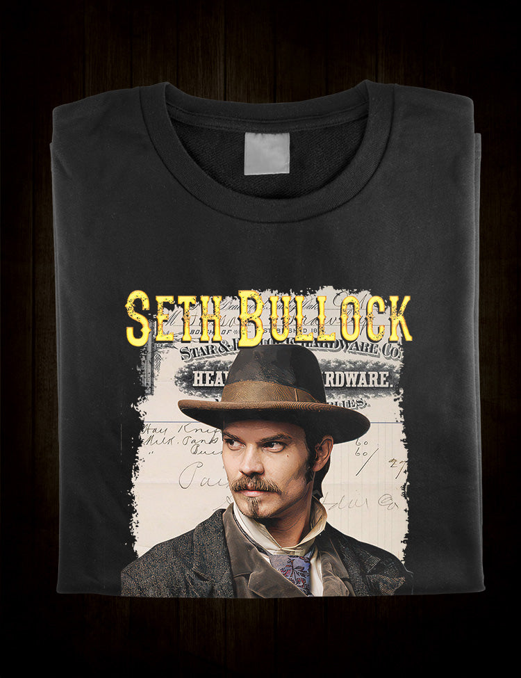 Deadwood HBO character t-shirt design