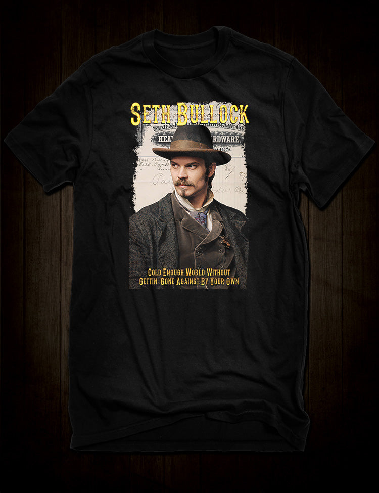 Seth Bullock Deadwood t-shirt design