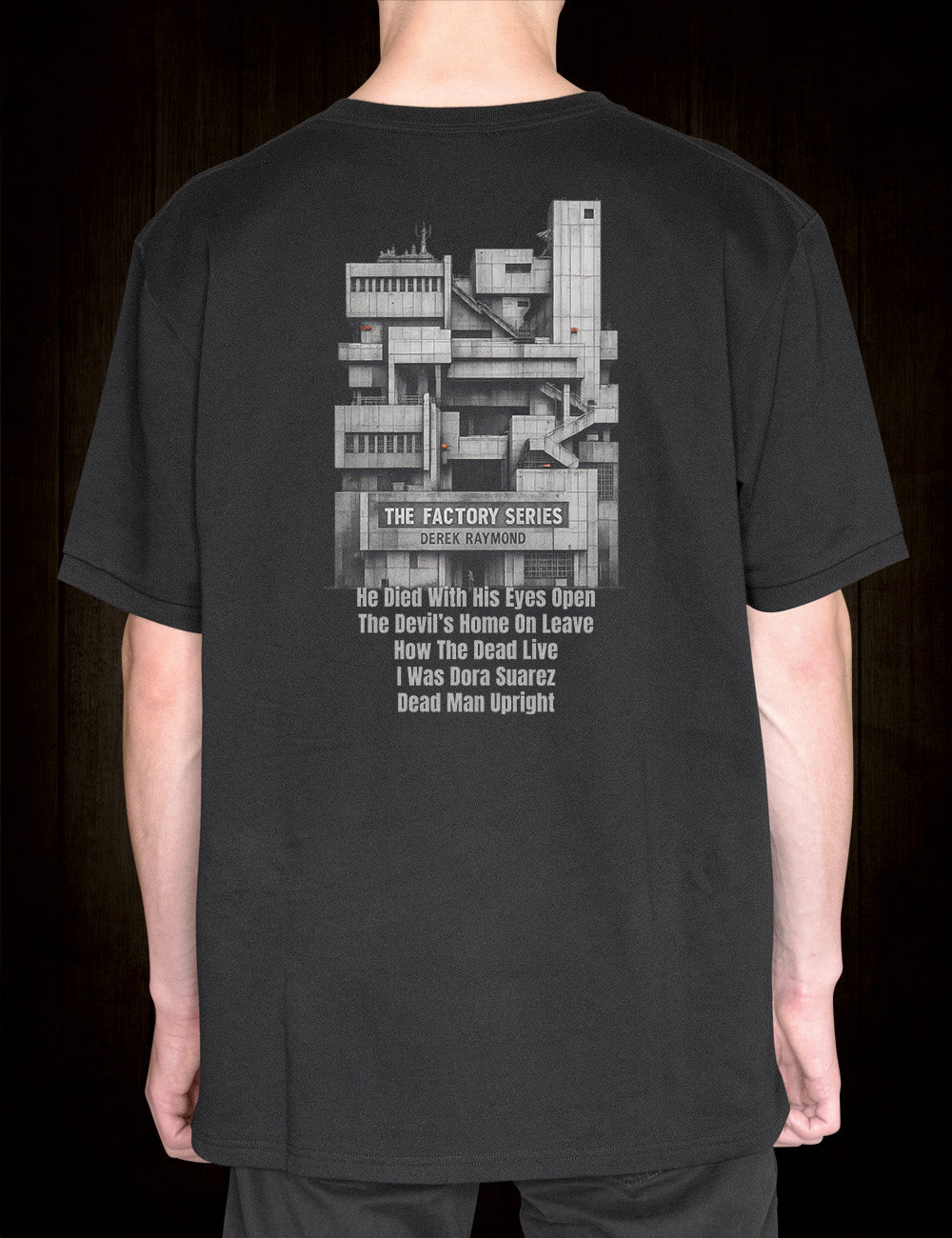 Underground British author tribute shirt