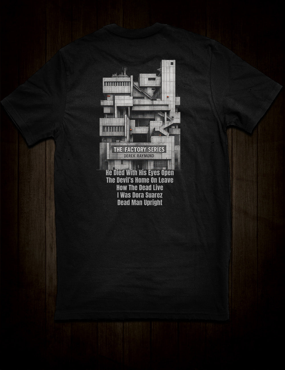 Dark British crime literature clothing