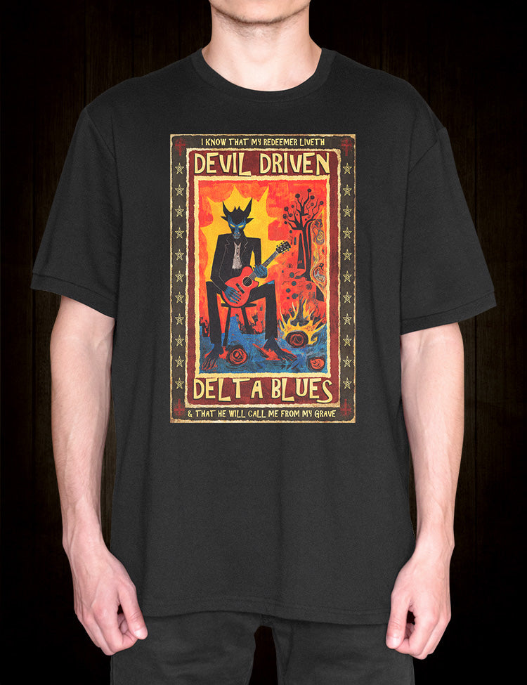 Devil Driven Delta Blues T-Shirt – Southern Gothic Blues Tribute