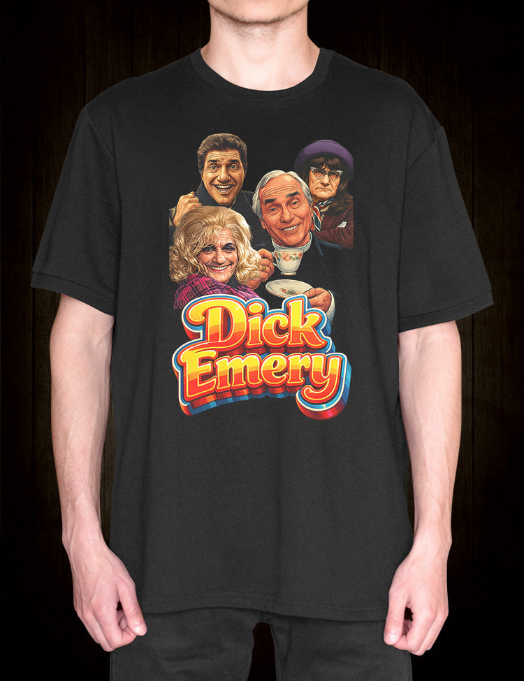Retro Dick Emery comedy T-shirt inspired by The Dick Emery Show