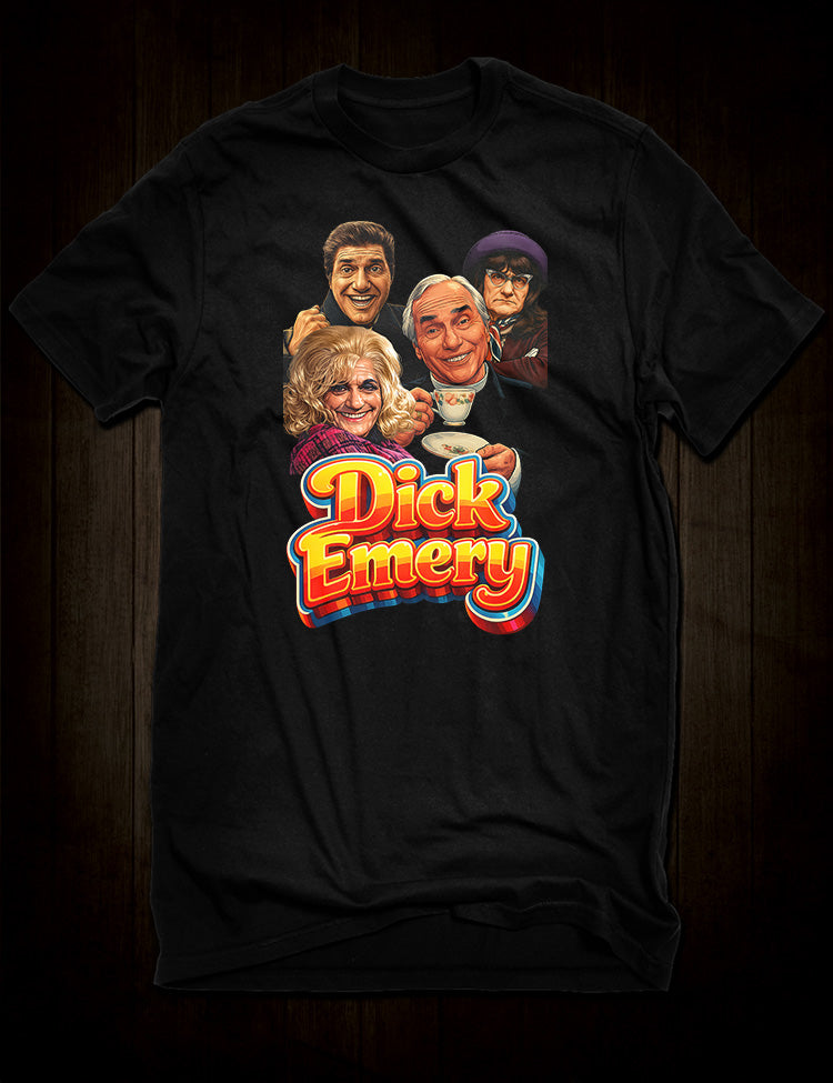 Dick Emery T-Shirt featuring characters from classic British television comedy