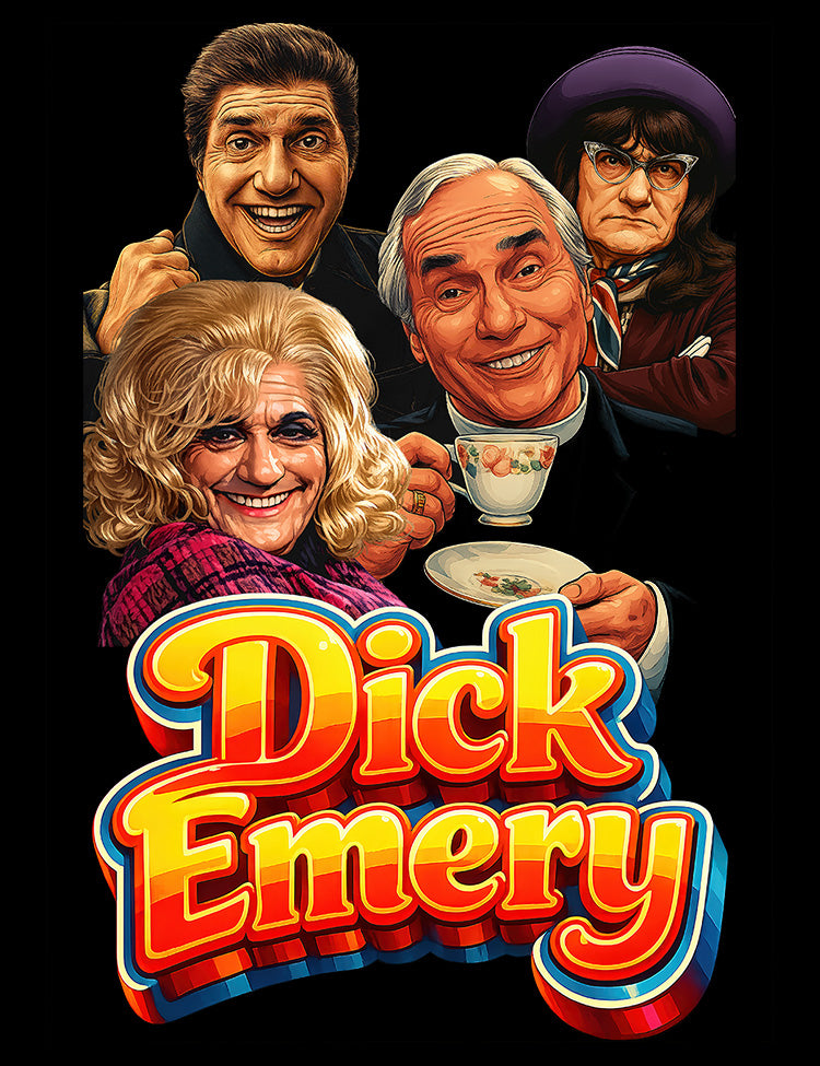 Retro Dick Emery comedy T-shirt inspired by The Dick Emery Show