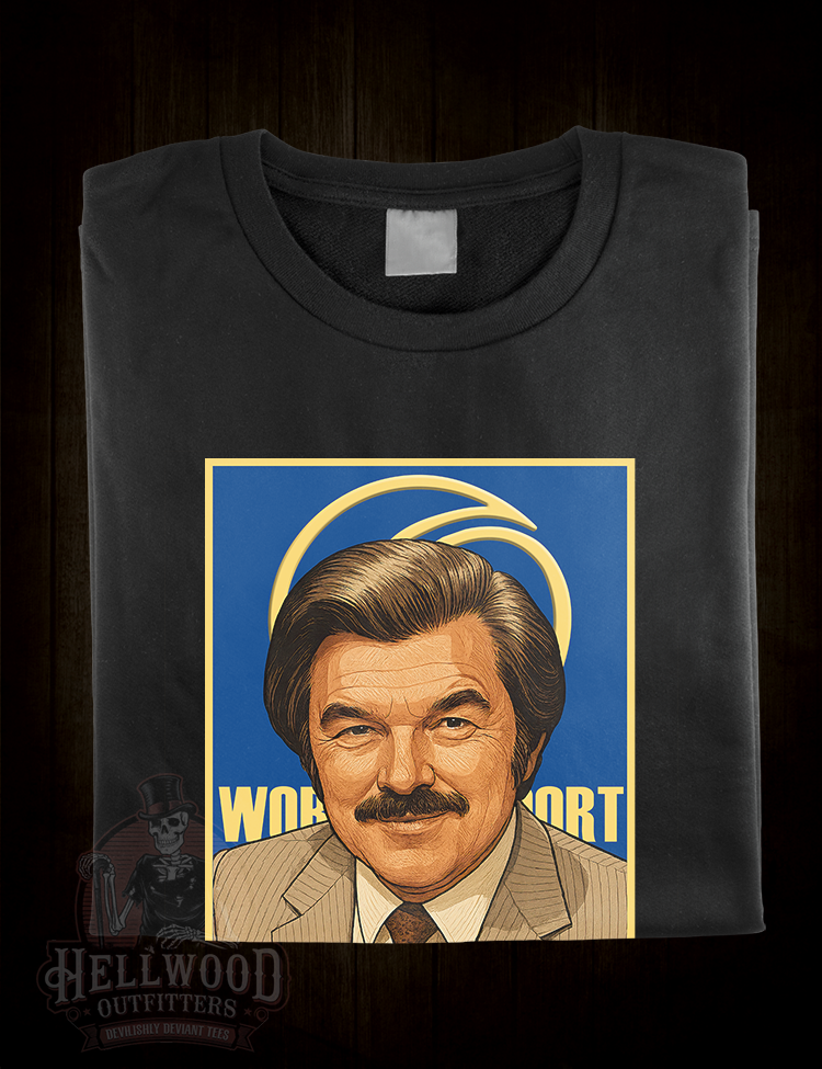 Cult TV sports icon Dickie Davies shirt