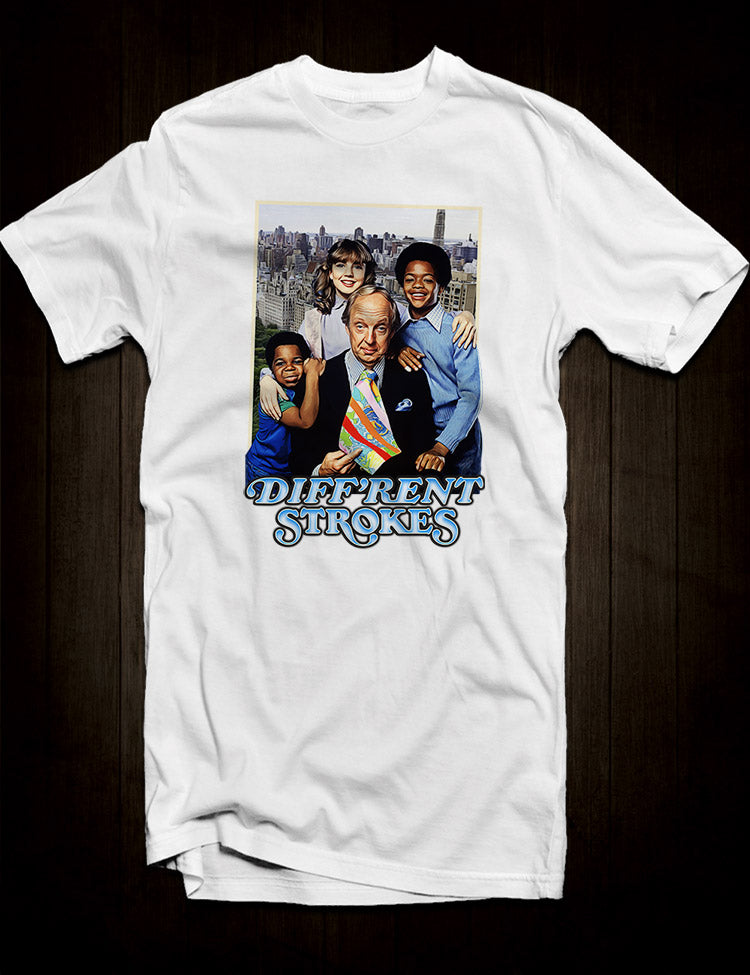 White Classic Sitcom T-Shirt Inspired By Diff'rent Strokes