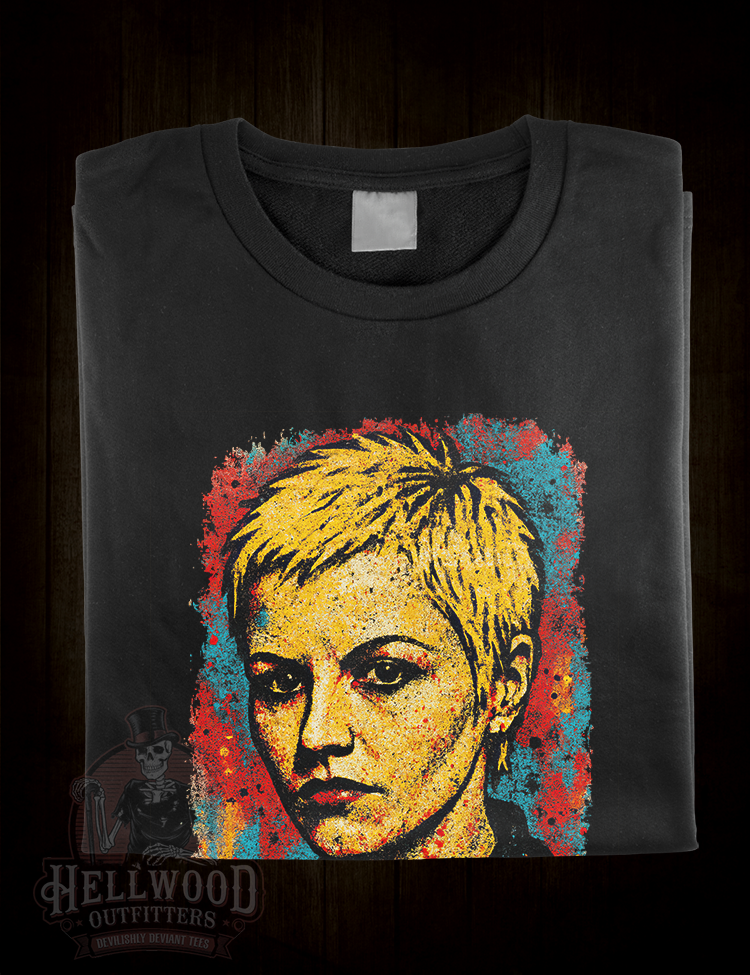 Memorial t-shirt honoring Dolores O’Riordan