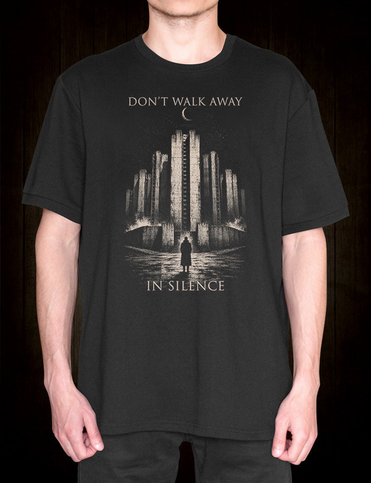 Ian Curtis Atmosphere song quote graphic T-shirt