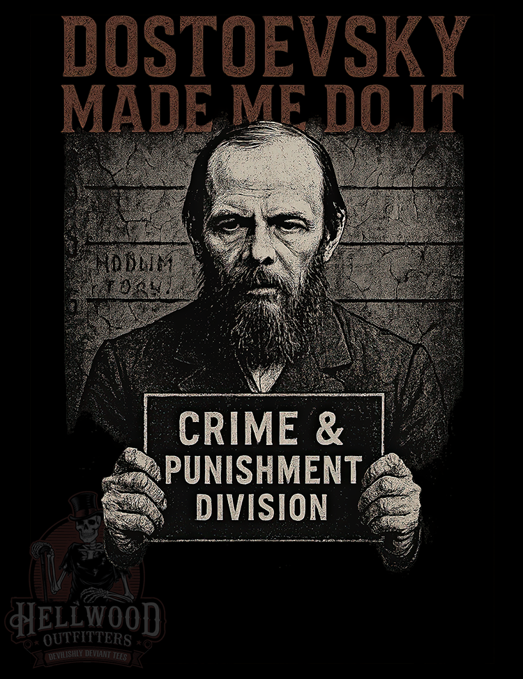 Dostoevsky Russian author tribute clothing
