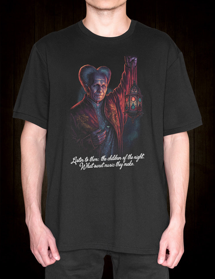 Bram Stoker Dracula children of the night quote design