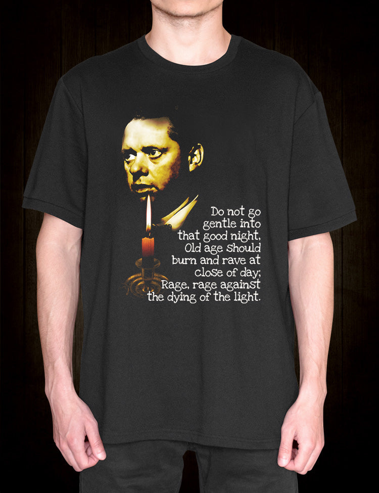 Dylan Thomas Poetry T-Shirt Hellwood Outfitters