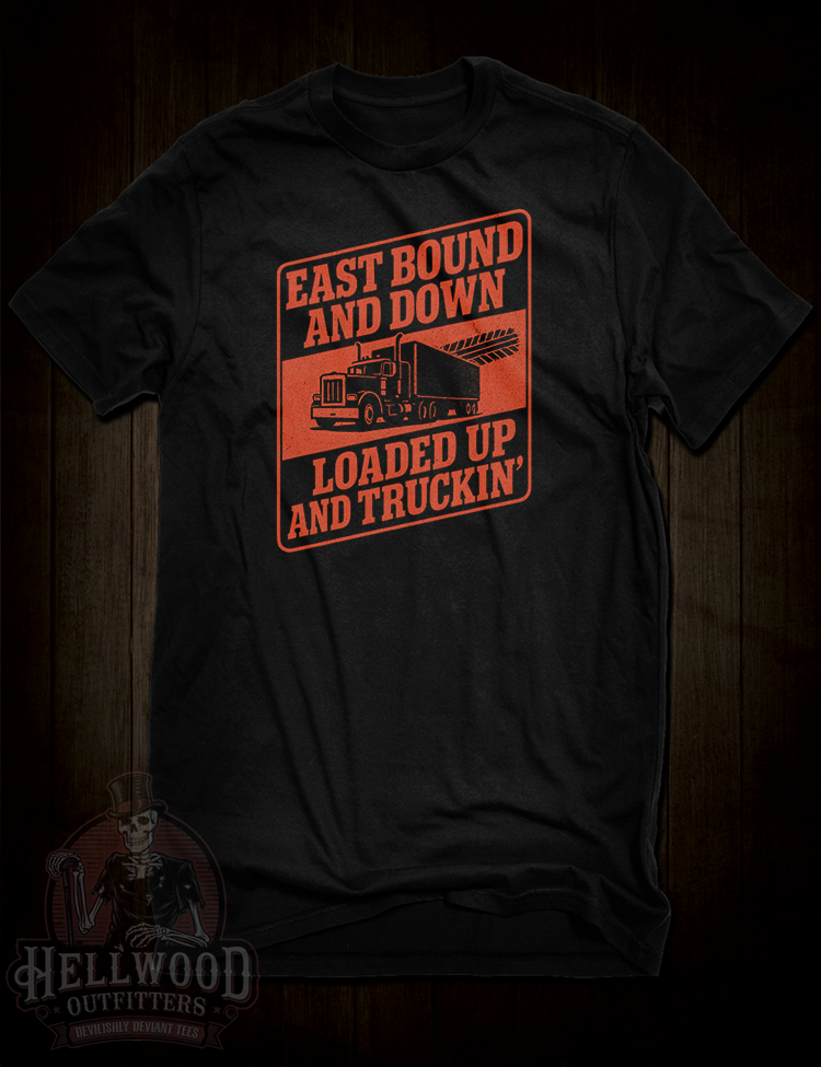 East Bound and Down lyric t-shirt Jerry Reed