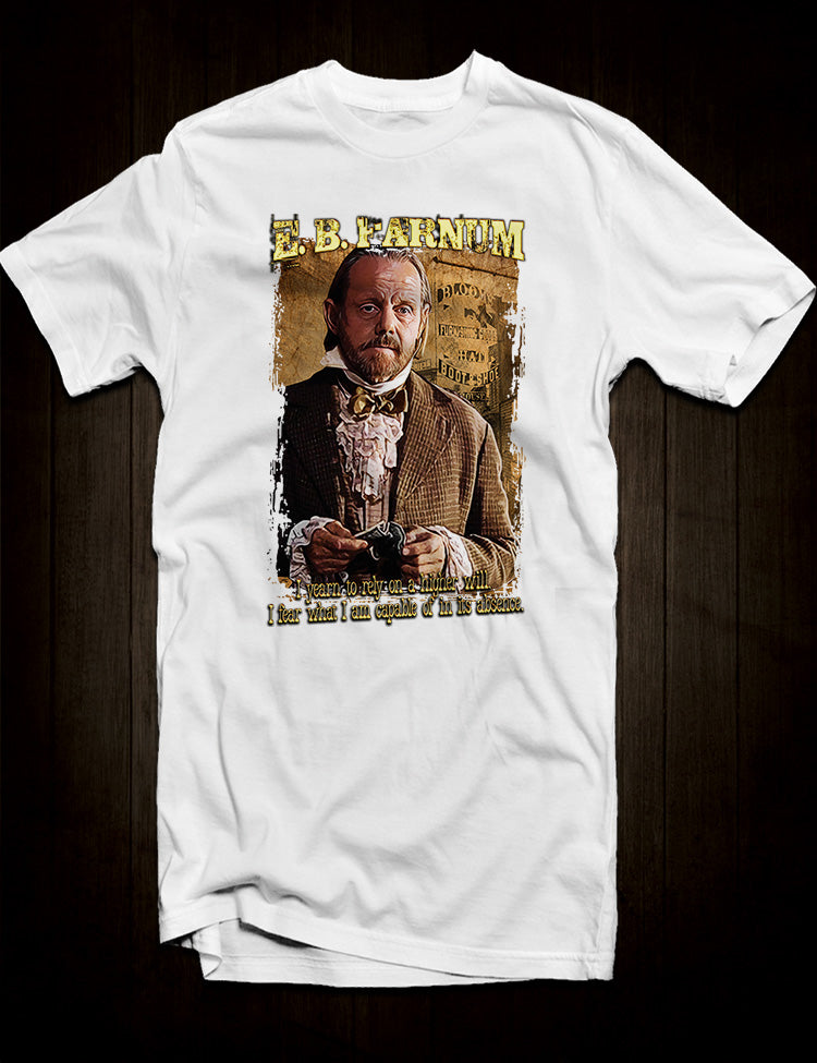 E.B. Farnum classic Deadwood character tee