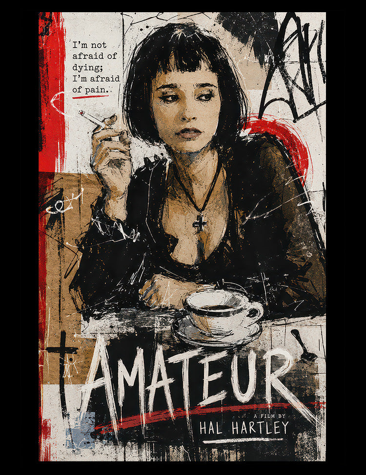 Elina Löwensohn as Sofia in Hal Hartley cult film Amateur design