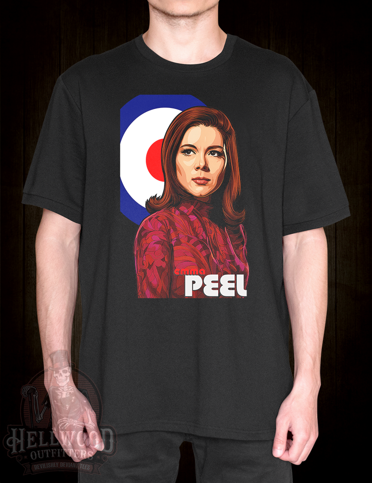 Avengers Emma Peel pop culture icon shirt