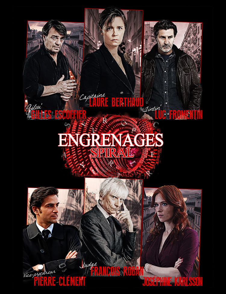 Engrenages TV Show Merchandise - Tribute T-Shirt