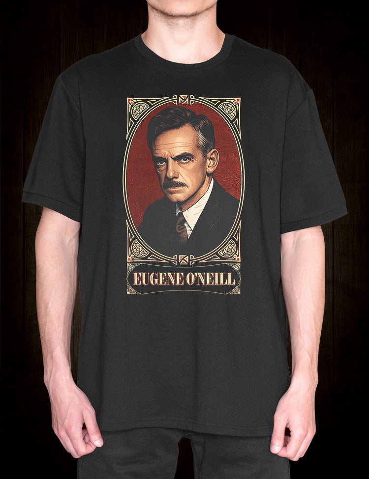 Eugene ONeill literary icon portrait design