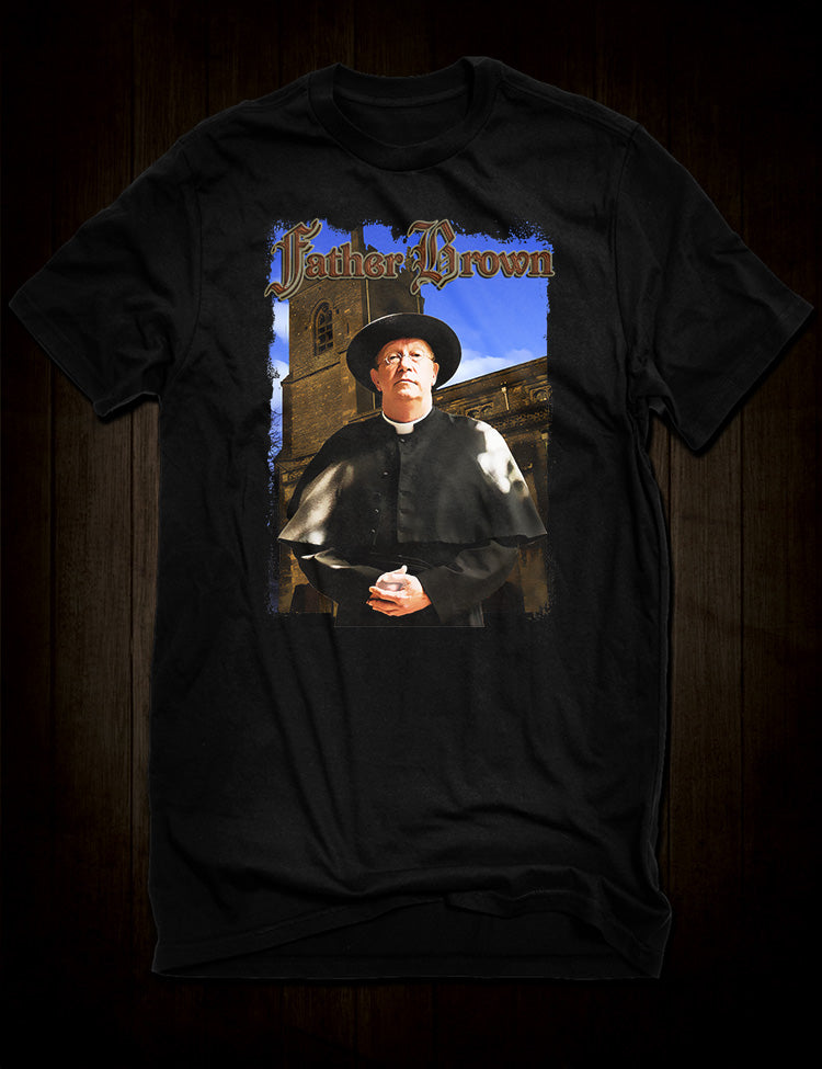 Father Brown detective TV show t-shirt