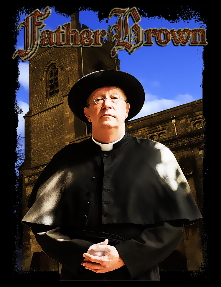 Mark Williams as Father Brown T-Shirt