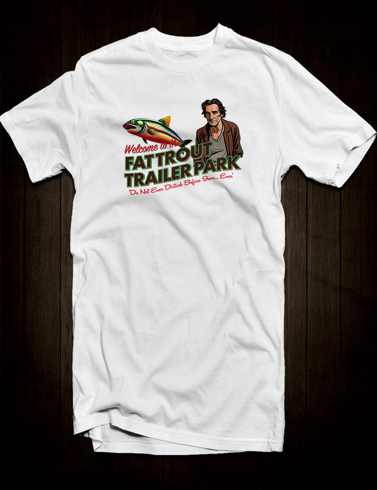 Captivating location: Fat Trout Trailer Park Shirt from Twin Peaks