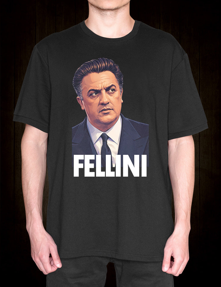 Fellini T-shirt inspired by the director of 8½ and La Dolce Vita