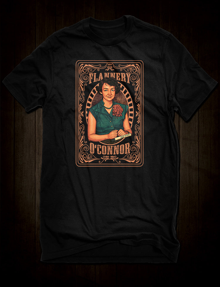 Flannery O'Connor t-shirt Southern Gothic writer