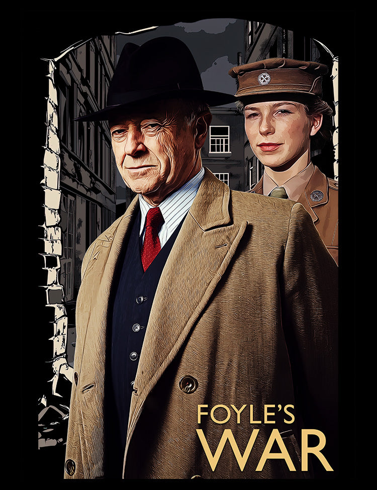 Christopher Foyle detective design based on Anthony Horowitz's ITV drama