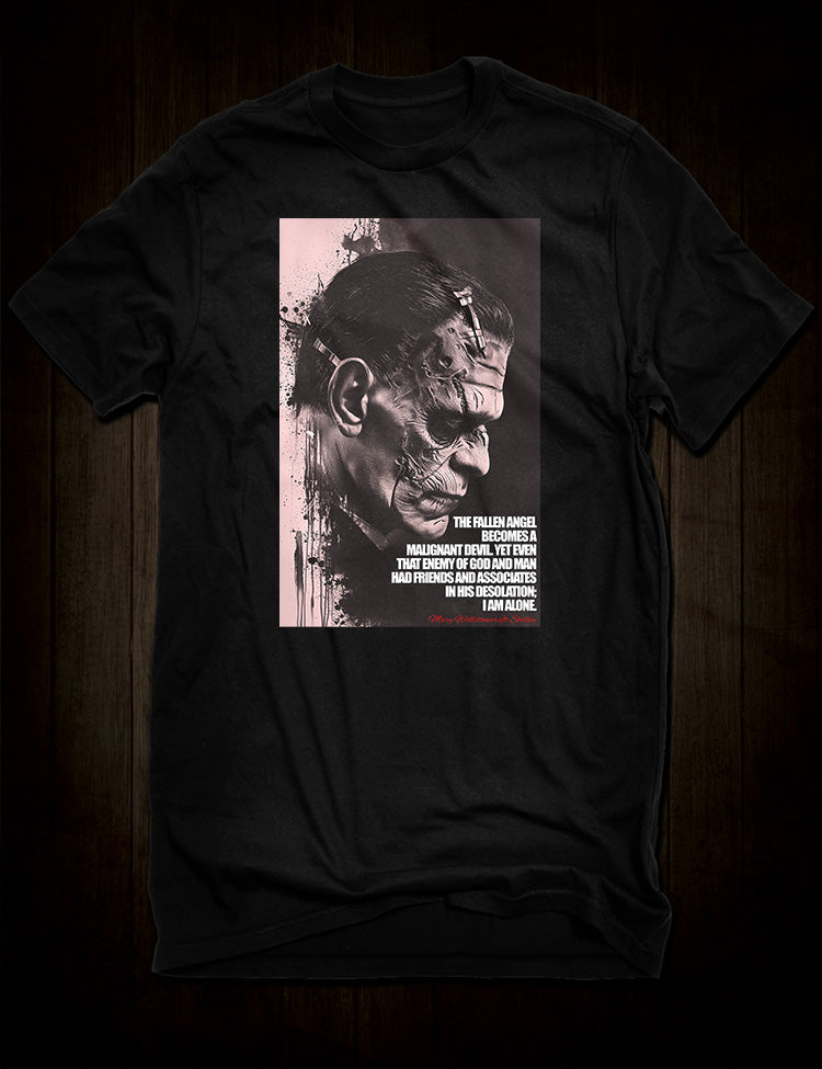 Mary Shelley's Frankenstein T-Shirt - Gothic Literature Apparel