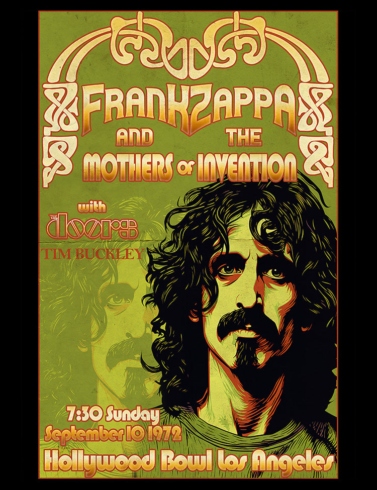 Live At The Hollywood Bowl 1972 T-Shirt Frank Zappa And The Mothers Of Invention