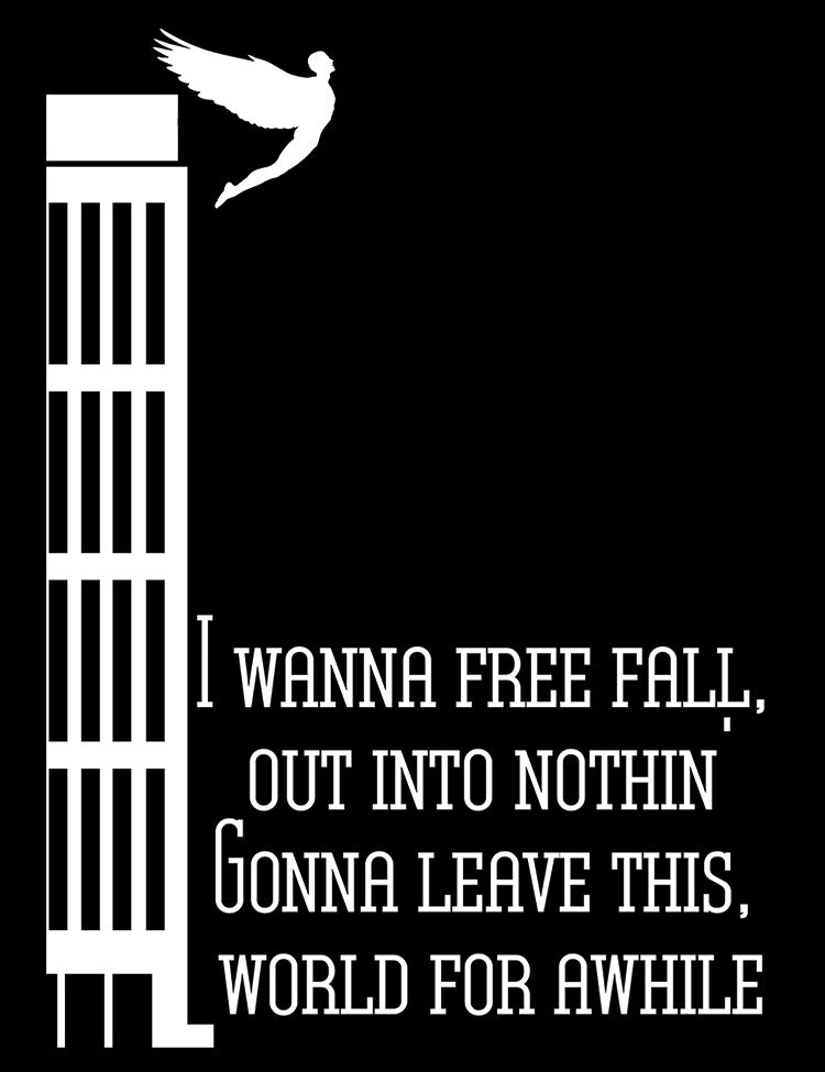 Free Fallin' song-inspired graphic tee