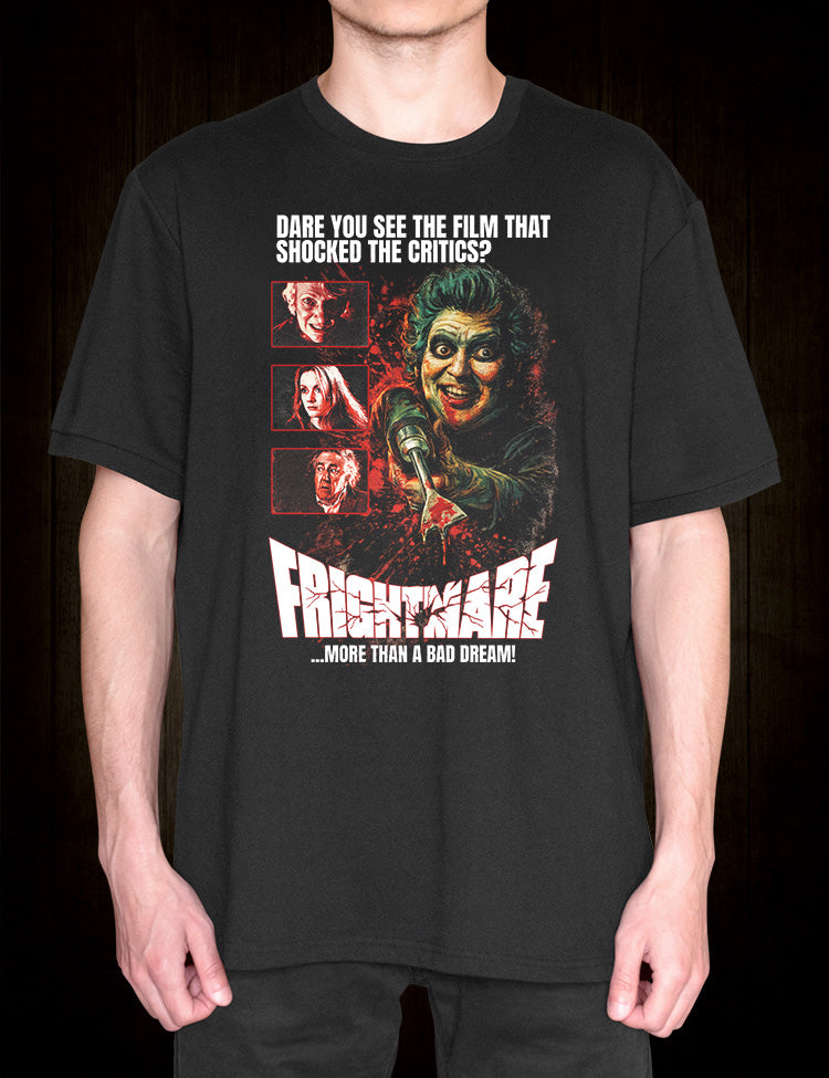 Frightmare British horror movie tribute shirt