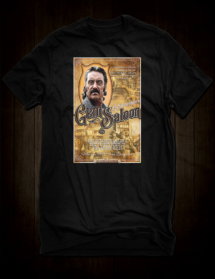 Al Swearengen's Gem Saloon T-Shirt - Deadwood Tribute Fashion