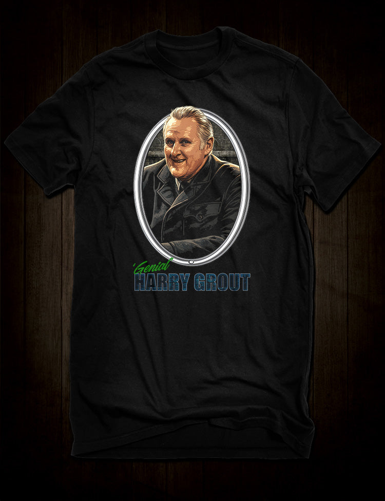 Genial Harry Grout t-shirt Porridge sitcom graphic