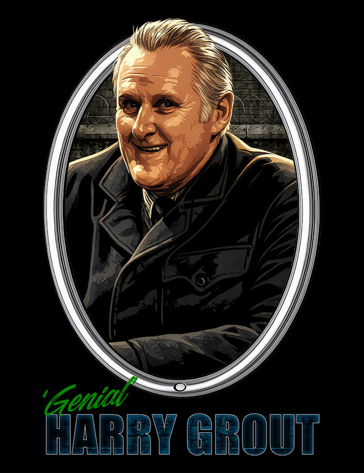 Peter Vaughan Harry Grout British villain shirt