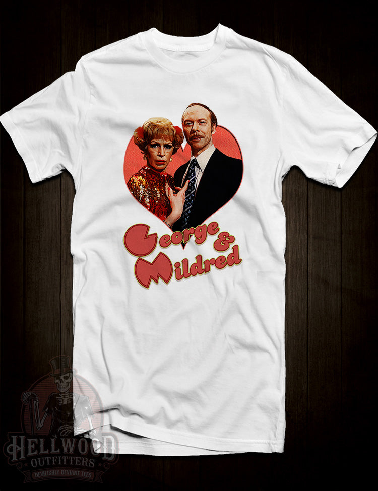 Classic UK comedy George and Mildred apparel