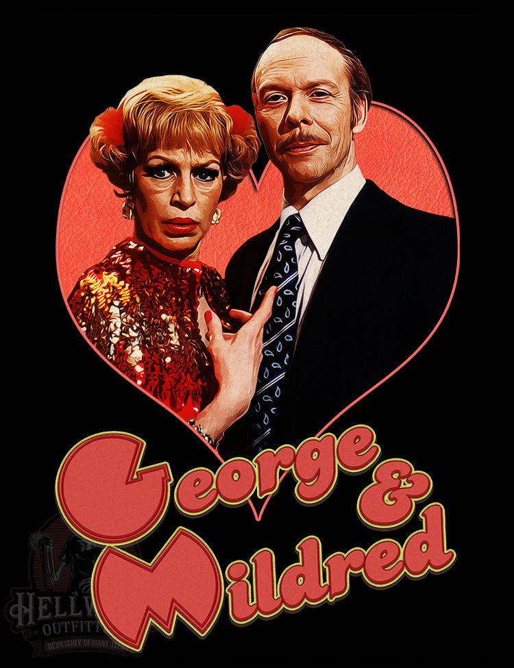 Brian Murphy and Yootha Joyce sitcom fan shirt