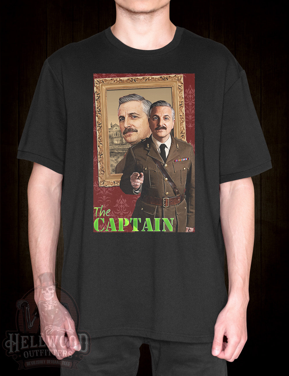 Ben Willbond The Captain character t-shirt