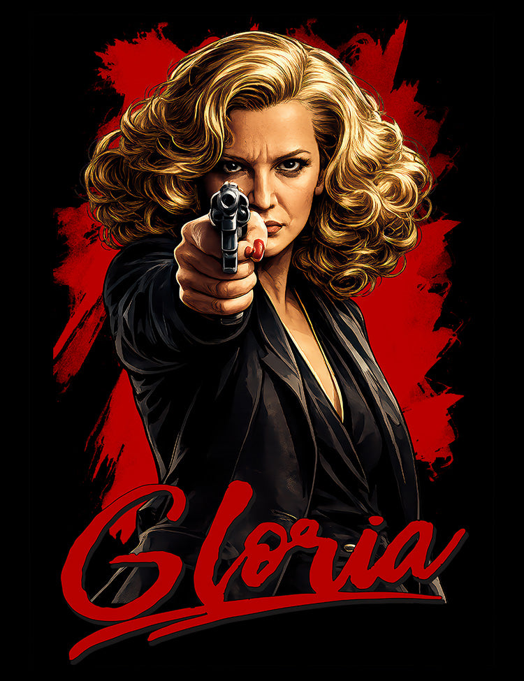 Gloria 1980 movie t-shirt