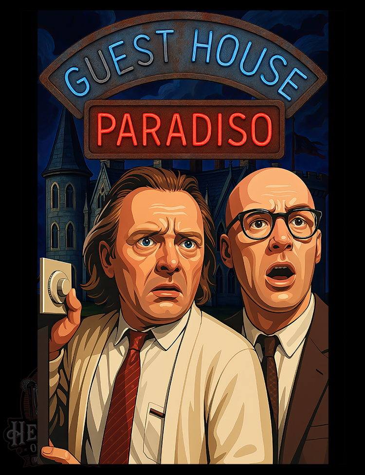 Rik Mayall and Adrian Edmondson comedy tee