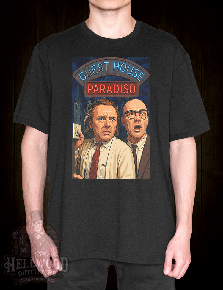 Guest House Paradiso film graphic tee