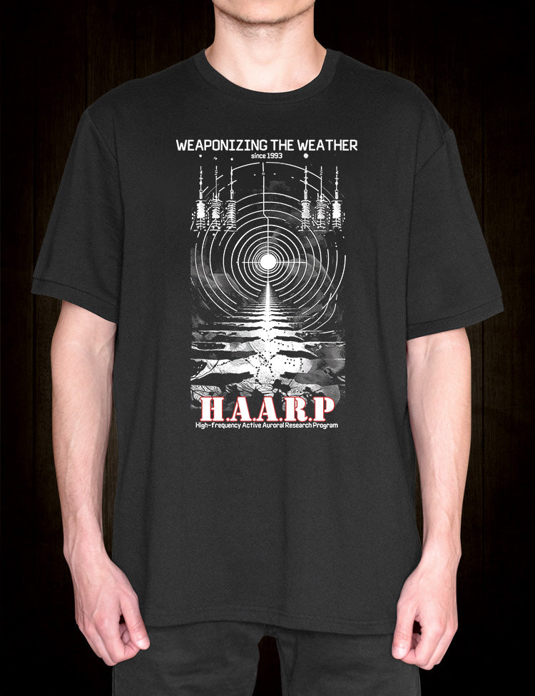 HAARP Conspiracy T-Shirt - Illuminating the Unknown