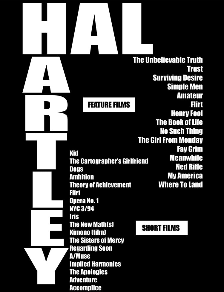 minimalist indie film aesthetic Hal Hartley artwork