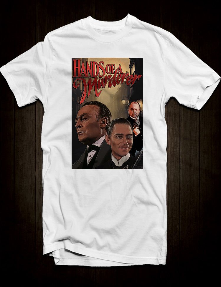 Holmes vs Moriarty Hands of a Murderer t-shirt