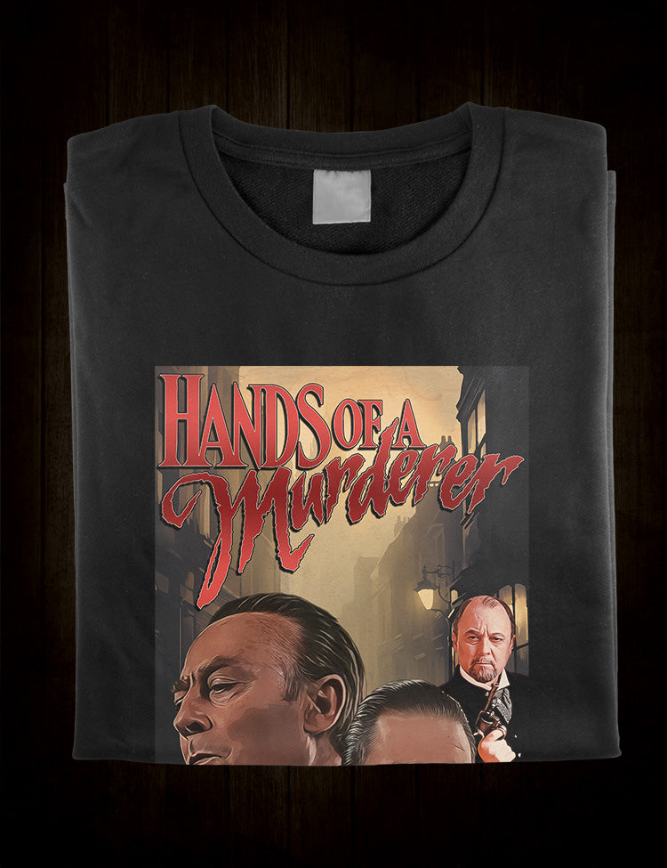 Classic Sherlock Holmes Movie Hands of a Murderer t-shirt