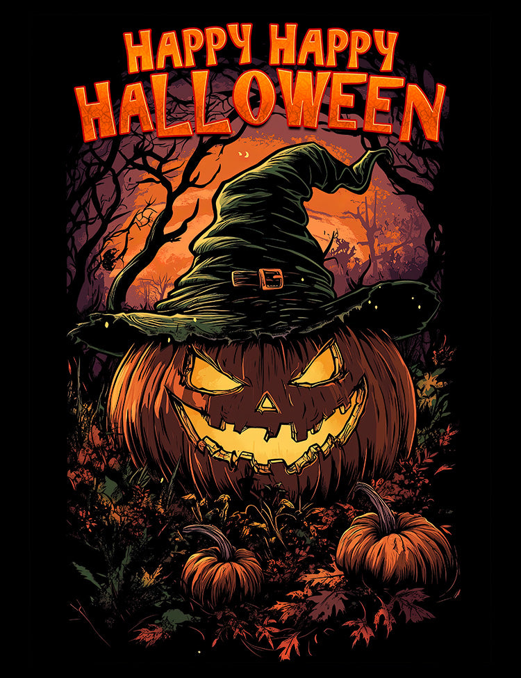 Halloween-themed scary tee