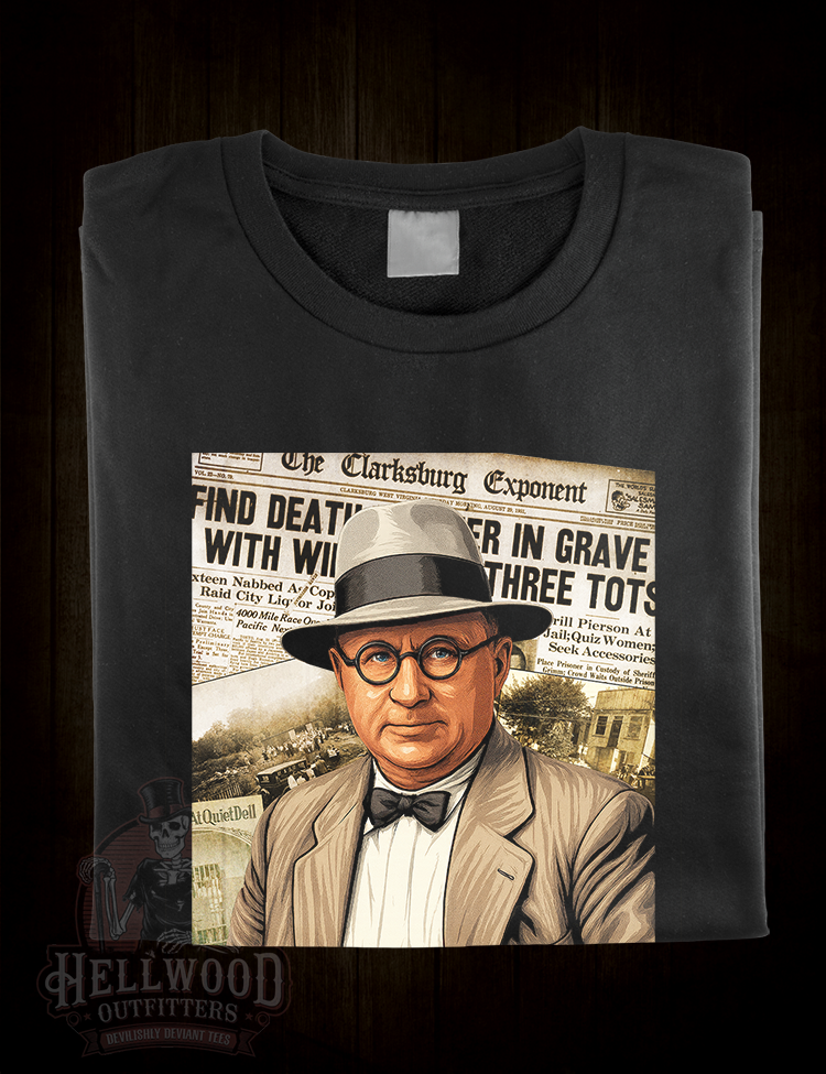 Horror history t-shirt inspired by Harry Powers