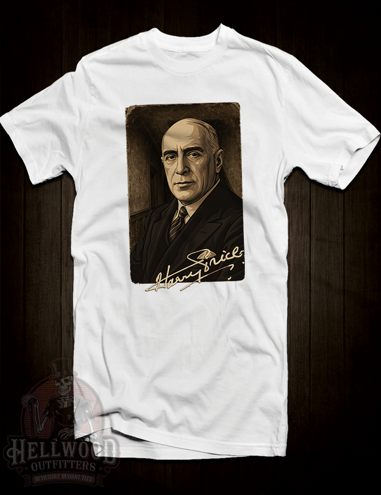 Harry Price Victorian séance tribute graphic tee